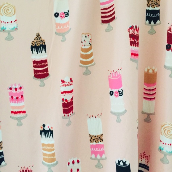 Kate Spade Festive Cake Print Night Gown - Picture 6 of 7